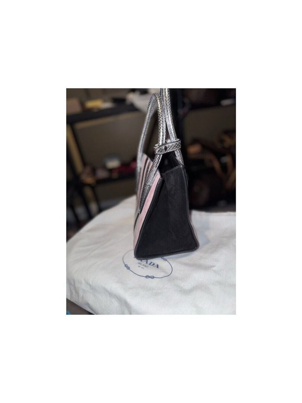 Prada Camoscio Ayers 2 Way Tote, Dust Bag - Picture 5 of 16
